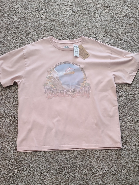 Vans Tops - Vans Pink Graphic Short Sleeve Tee